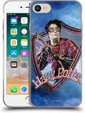 Head Case Designs Officially Licensed Harry Potter Quidditch 2 Prisoner of Azkaban II Gel Case [Military Grade Protection] Compatible with Apple iPhone 7/8 / SE 2020 & and Compatible with MagSafe