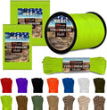 HERCULES Type III Paracord 550 Paracord Rope Parachute Cord, 50' Neon Green for Camping Cord, Survival Rope