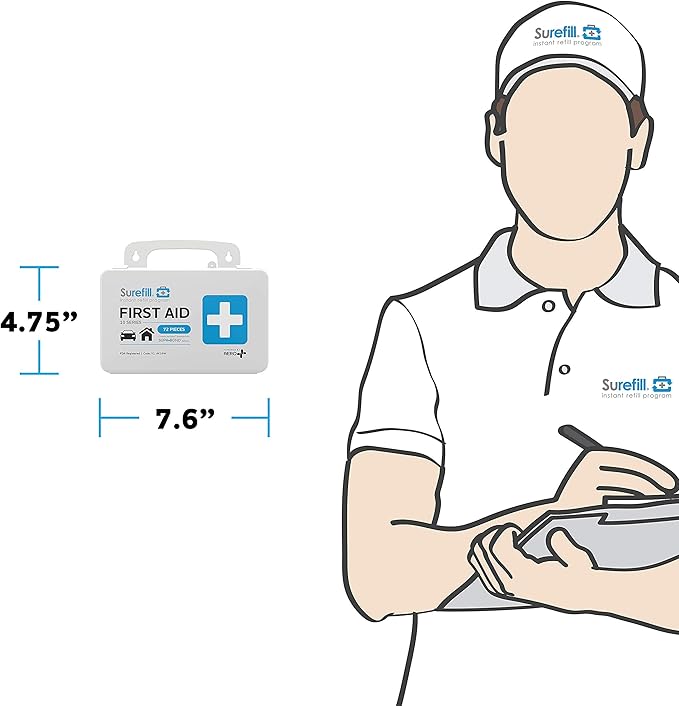Aero Healthcare 72 Pieces First Aid Kit (AK10W)