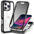 AICase Magnetic for iPhone 16 Pro Max Case Compatible with Magsafe,360 Fullbody [Dustproof Design] Built-in 9H HD Tempered Glass Screen&Lens Protector,Shockproof Heavy Duty Rugged Phone Cover 6.9"
