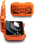 Evergreen 56 Dry Box - EDC Tough Protective Case USA Made for Organization of Cameras, Phones, Camping, Fishing, Hiking, Water Sports (National Park - Orange Yosemite)