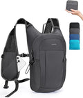 ECOHUB 15L Lightweight Packable Hiking Backpack for Travel, Small Daypack with Chest Strap & Phone Pocket, Water Resistant Foldable Backpack for Men Women