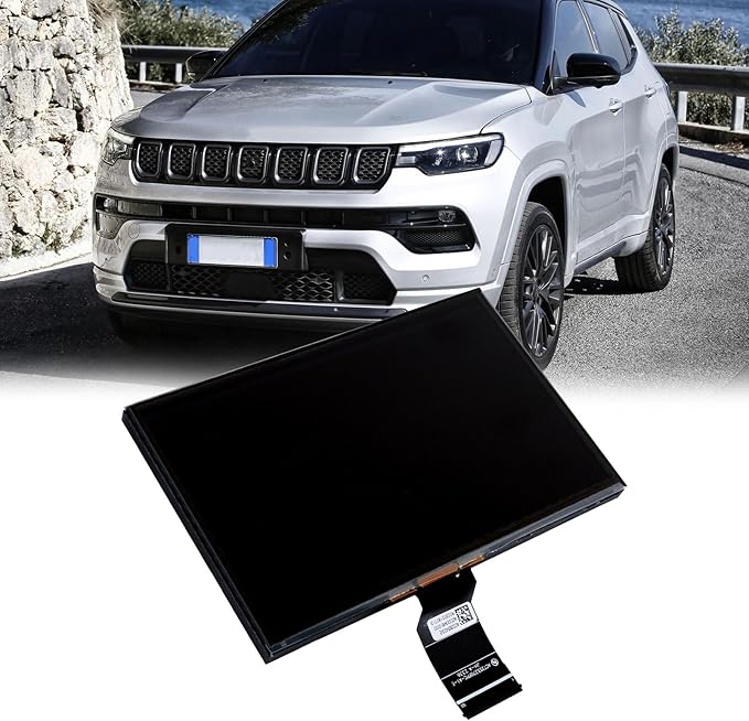 7" Uconnect Touch Screen Display Compatible with 2017 2018 2019 2020 Jeep Compass # TDO-WXGA0700K00057-V1 TDO-WXGA0700K00033-V2(No 8.4'')