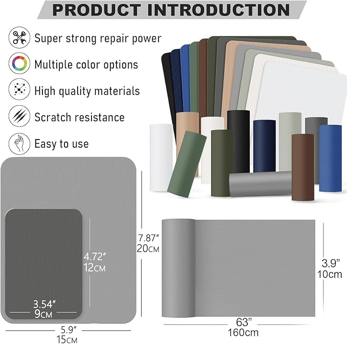 OAZ 15 Pieces 3.5 x 4.7 inch Nylon Repair Patches Nylon Fabric Patch Self-Adhesive Tent Repair Tape Waterproof Lightweight Repair Patches Repair Patch Kit for Clothing Down Jacket Bag (Yellow)