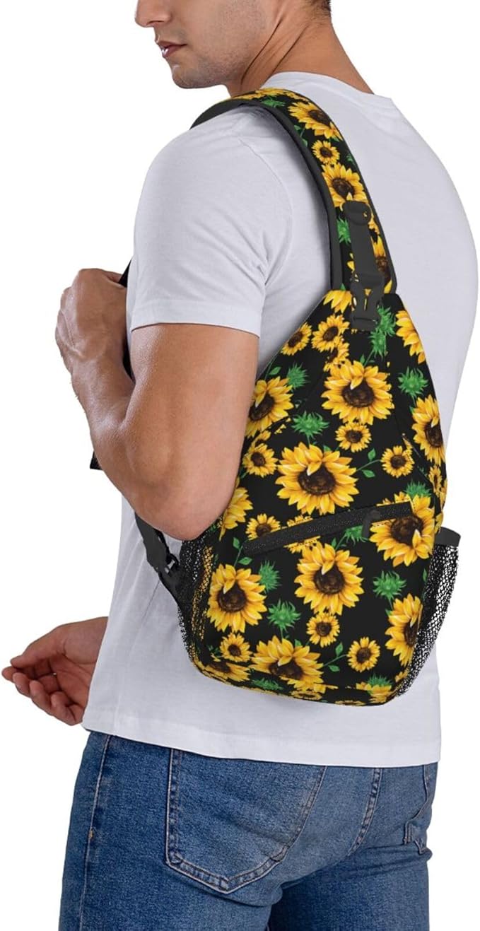 Sling Backpack For Men Hiking Daypack Crossbody Shoulder Bag Travel Chest Pack | Hiking, Travel