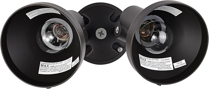 Nuvo SF77/495 Flood Outdoor Wall-Mounted Floodlight,2-Light, Dark Bronze