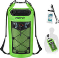 Piscifun Dry Bag, Waterproof Floating Backpack 10L/20L/30L/40L with Waterproof Phone Case for Boating, Kayaking, Fishing