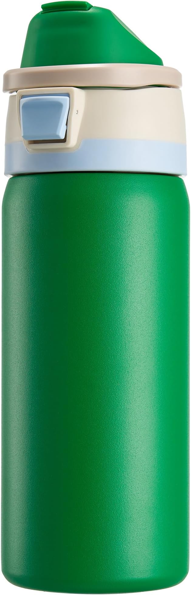 Fijinhom 24 oz Insulated Water Bottle with 2-in-1 Straw and Spout Lid, Stainless Steel Double Wall Vacuum Flask, Sports Water Bottle Keeps Cold 24H, Leak Proof for Gym, Outdoor, Travel (Green)