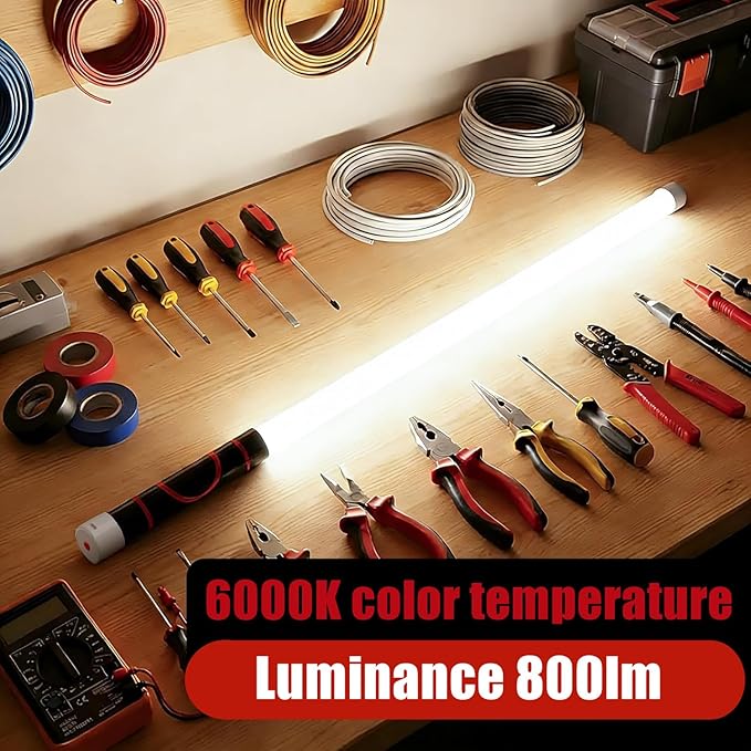 Flexible LED Flashlight Stick, 30" Bendable Mechanic Work Light Rechargeable High Lumen Professional Light 3 Lighting Modes Automotive Illumination Tool Car Repairs Inspections Tight Spaces