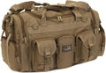 Mens Large 22" Inch Tan Duffel Duffle Military Molle Tactical Gear Shoulder Strap Travel Bag
