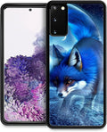 for Samsung Galaxy S20 Case, Snowy Mountain Fox Lake Pattern Graphic Design Girl Boy Soft Silicone Hard Acrylic Shock Protection for Samsung Galaxy S20