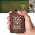 Don’t Die in The Woods - Emergency Sleeping Bag with Hood - Made with Extra Thick Thermal Mylar - 10 Essentials Hiking Camping Blanket, Survival Gear Tactical Car Disaster Bug Out First Aid Kits