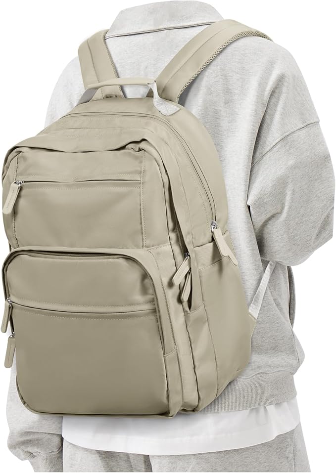 Khaki Backpack for Women Men