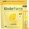 KinderFarms Electrolyte Powder for Kids and Adults - Drink Mix Hydration Packets (Lemonade, 16 Count), No Artificial Sweeteners or Flavors, No Synthetic Dyes, Vegan, Non-GMO, Gluten-Free