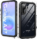 for Samsung Galaxy A57 5G Phone Case Waterproof, [IP68 Waterproof Dustproof] [Built-in Screen Protector] Rugged Full Body Underwater Shockproof Protective Cover for Samsung A57 5G Case, Black