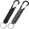 EOTW Paracord Keychain for Men Women Paracord Carabiner Backpack Keychain with Aluminum Clip for Camping Hiking Outdoor Gear