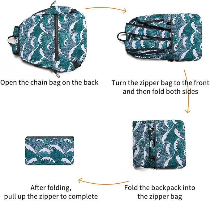 Lightweight Packable Foldable Backpack，Hiking backpack，Travel Backpack