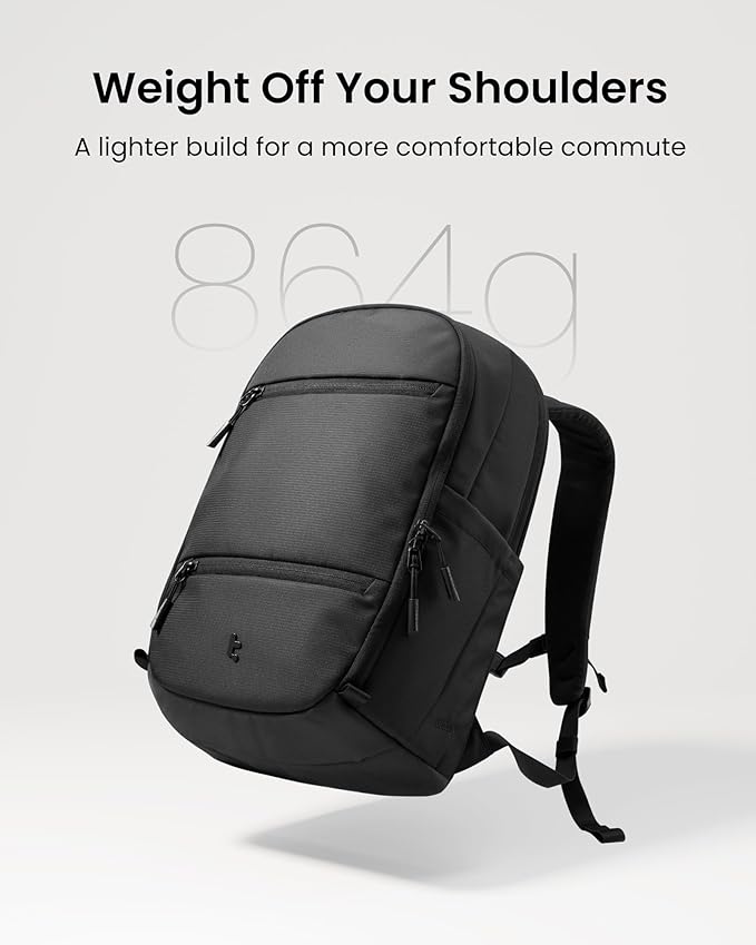tomtoc 16-Inch Laptop Backpack, 22L Lightweight Daypack, Protective Organized Work Bag for Office, Daily Commute, Weekends & Everyday Carry