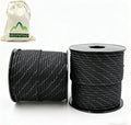 2 Pcs 200ft Paracord Rope, Reflective III Parachute Cord 7 Strand Core 550lb, 400ft Black - High Visibility Abrasion Resistant Easy to Tie, Multi-Purpose Rope for Camping Survival DIY