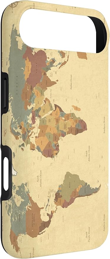 Globe Map Smartphone Cell Cover Gift World Map Pattern Phone Case for iPhone Air