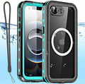 AICase for iPhone 17e/iPhone 16e Case Waterproof with MagSafe Snowproof,Dustproof and Shockproof,IP68 Certified Real 360 Full Body Protection Fully Sealed Underwater Cover for iPhone 17e/16e 6.1"_Blue