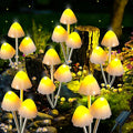 Solar Mushroom Lights for Outside, 6Pack 18 LED Mushrooms with 8 Lighting Modes, Unique Mushroom Garden Decor Gifts, Cute Mushroom Solar Lights Outdoor Garden for Path,Landscape,Yard,Patio,Lawn Decor