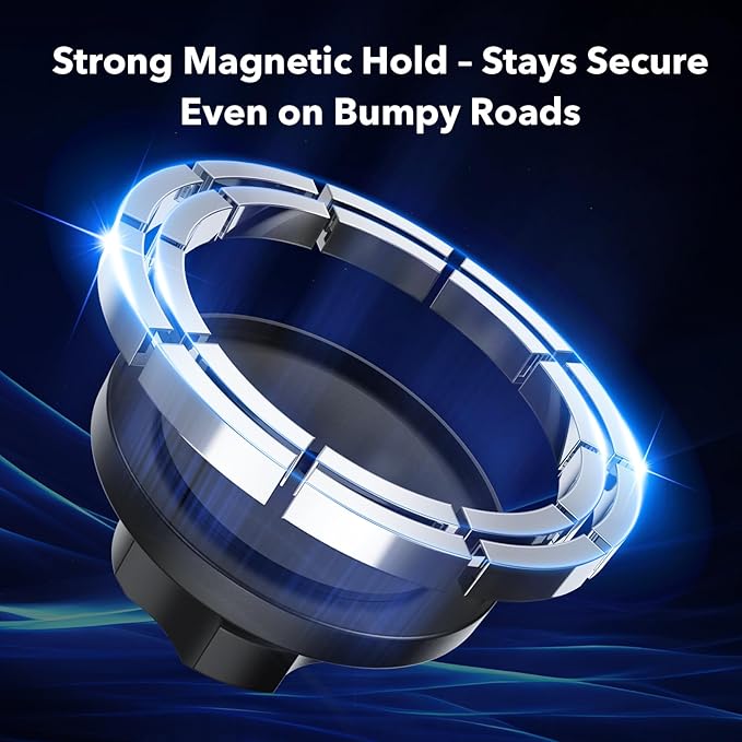 Magnetic Phone Mount with 20mm Ball Base – Ultra-Stable Anti-Slip Magnetic Holder, Compatible with Tackform, Bulletpoint, Elgato 20mm Mounting Systems