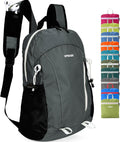 VPBAGE 15L Water-resistant Hiking Daypack, Small Backpack Travel Outdoor, Lightweight Day Pack with Tool Loops