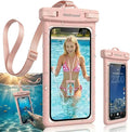 wellhouse 3D Waterproof Phone Pouch with Lanyard,Premium TPU100FT Deep Waterproof Phone Case for iPhone 17 16 15 14 13 12 Pro Max XS Samsung,Snorkeling, Surfing, Kayaking,Skiing,Hot Springs