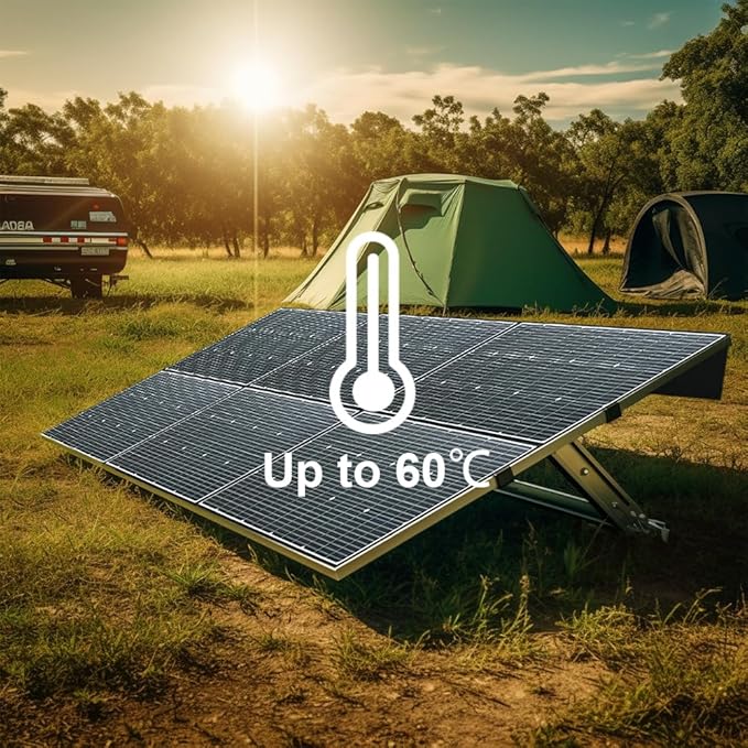 ALLPOWERS SP039 600W Portable Solar Panel, Foldable Solar Charger with 24% High Efficiency Monocrystalline Cells, IP67 Waterproof for Generator RV Camping Motorhome Off-Grid Power Backup