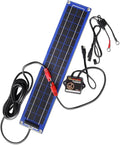 PulseTech SolarPulse SP-7 Slim Design Solar Battery Charger Maintainer, Blue, 7 Watt