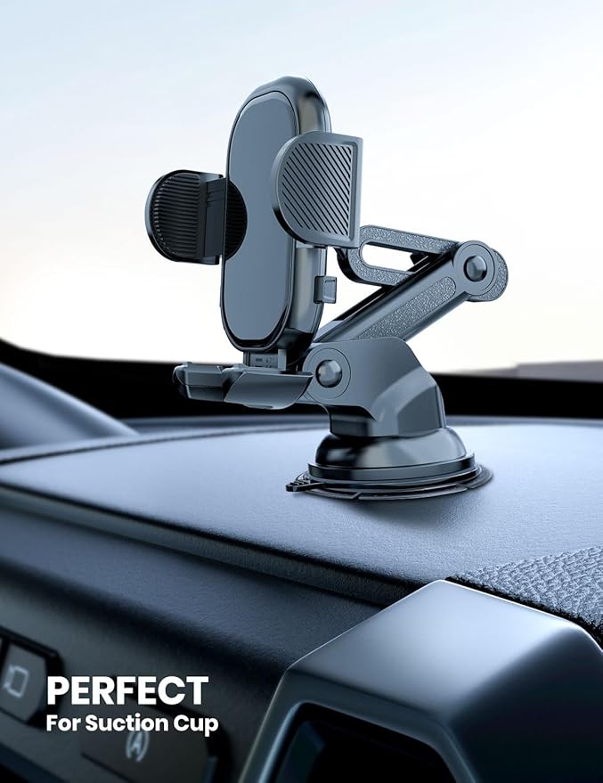 eSamcore Sticky Pad for Car Dashboard, for Suction Cup Phone Mount, 3M Adhesive Pad [Diameter: 3.1”] Dash Mount Disk for iPhone/iPad/Tablet/GPS Holder [2-Pack]