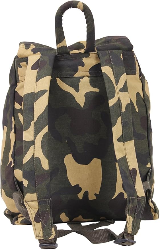 Rothco Canvas Daypack – Heavy-Duty Cotton Canvas Backpack for Hiking, Camping, Traveling, and Daily Use – 34L Capacity