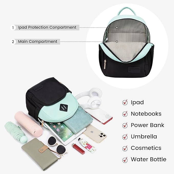LOVEVOOK Mini Backpack for Women Light Weight Small Waterproof Backpack Purses Daily Backpack… | Light Weight