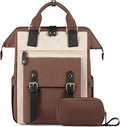 LOVEVOOK Backpack for Women, Teacher Bag Work Travel Backpack, Stylish College Laptop Backpack Purse, Business Computer Laptop Bag Nurse Bags, Casual Daypack, 17 Inch