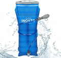 1.5L/2L/3L Hydration Bladder, INOXTO Water Bladder with Water Reservoir Hose Insulator & High Flow Bite Valve for Hiking Backpack, Leak Proof 1.5/2L/3L Water Reservoir for Camping Cycling Running