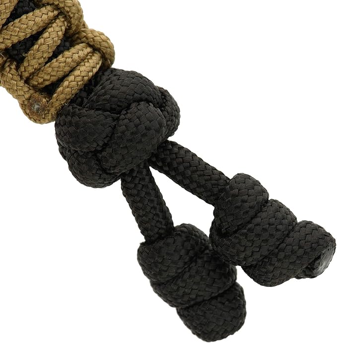 M-Tac Skull Knife Lanyard with Bead – Paracord Lanyard for Knives & EDC – Tactical Knife Fob Pull Cord – Durable Paracord
