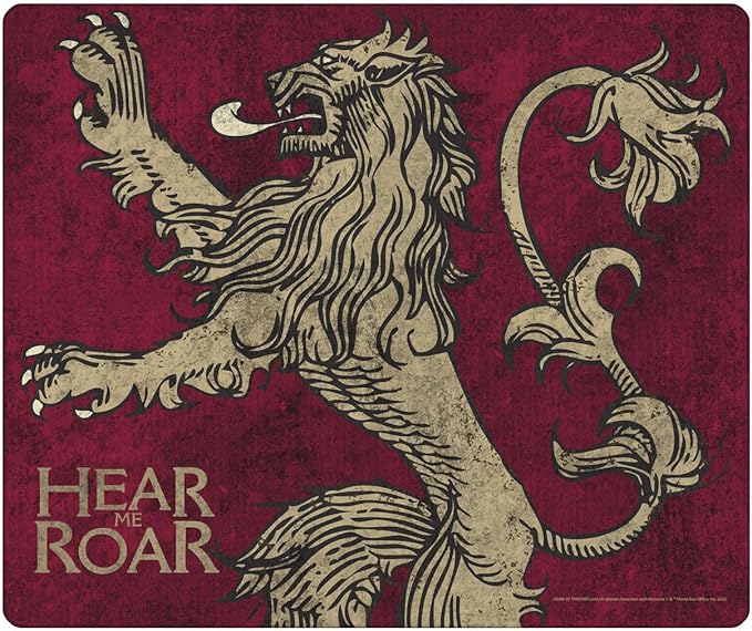 Head Case Designs Officially Licensed HBO Game of Thrones House Lannister Graphic Art 9.84 x 11.81 x 0.12 inches (250 x 300 mm) - S Gaming Office Desk PC Keyboard Mouse Mat Pad