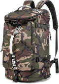 Outdoor Waterproof Backpack Hiking, Fishing, Camping Large Capacity Multifunctional Laptop Backpack, Suitable for Both Men and Women (Camouflage)…