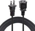 Long 2 Prong Extension Power Cord 16.5FT, Polarized Plug Flexible Power Cable, US Male/Female Power Cable for NEMA 5-15P to NEMA 5-15R, UL Listed Perfect for Home, Office or Christmas Lights