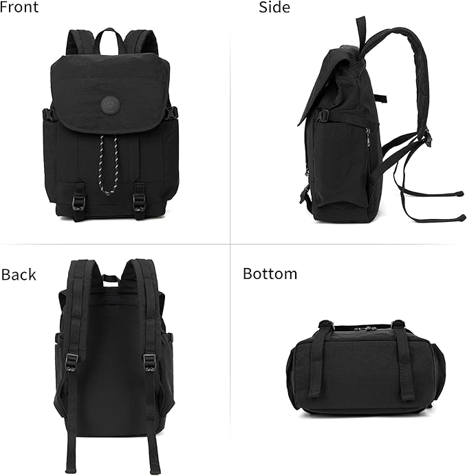HUARIPOLY Outdoor Backpack Lightweight Waterproof Leisure Day Bag Multi functional Travel Bag Pulling Rope Bag ﻿