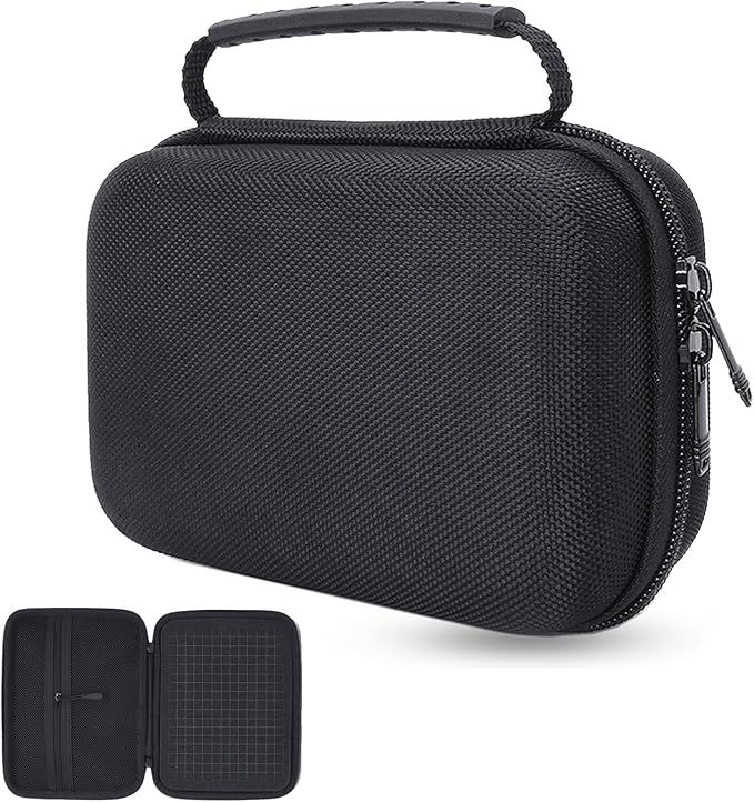 Hard Carrying Case with Customizable Foam Protective Case Outdoor Travel Electronic Organizer Pouch Storage Bag Compatible with Digital Camera Electronic Instruments Power Bank