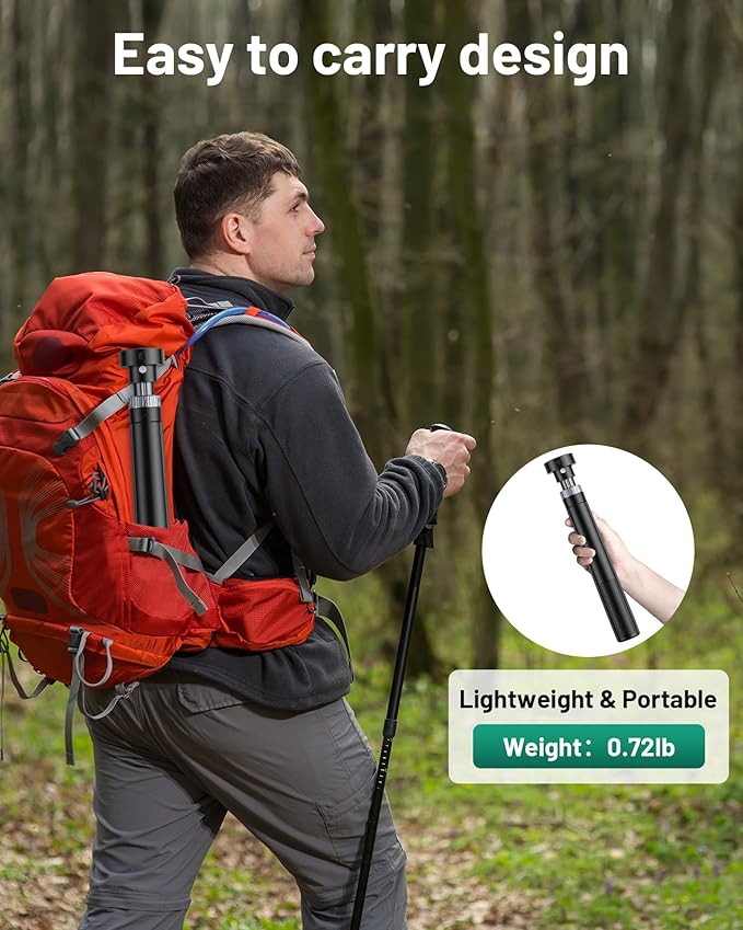 Starlink Mini Tripod, Portable Tripod Stand Mount with Aluminum Tripod Adapter, Compatible with New and Old Starlink Mini Models for Outdoor Camping and Hiking