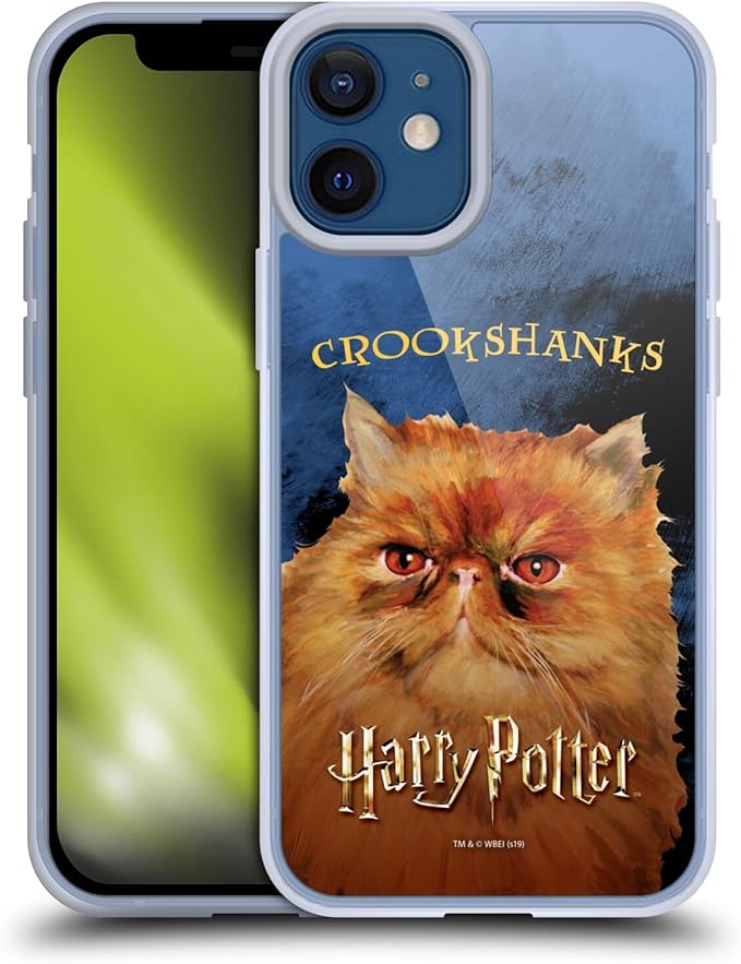 Head Case Designs Officially Licensed Harry Potter Crookshanks Prisoner of Azkaban II Gel Case [Military Grade Protection] Compatible with Apple iPhone 12 Mini and Compatible with MagSafe