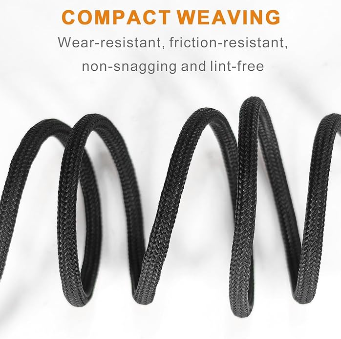 UamGlsob Paracord Survival Shoelaces with Magnesium Fire Starter - Emergency Fire Making Laces for Hiking,Backpacking,Camping