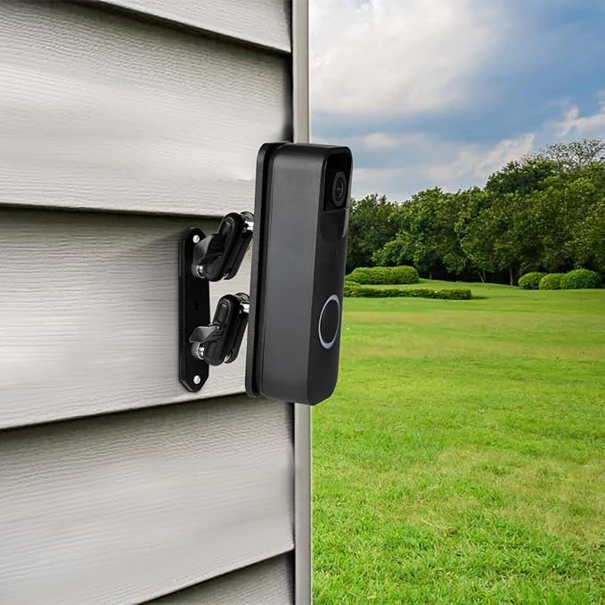 Blink Doorbell Camera Mount, Adjustable Angle Mount for Newest Model/Blink Video Doorbell/2nd Gen & Outdoor Camera Accessories. (Camera Not Included)
