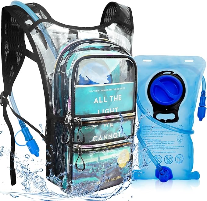 Hydration Pack, Water Backpack with 3L Hydration Bladder Lightweight Insulation, Festival Essential, Rave Hydration Backpack, Hydropack Backpack for Rave, Hiking, Biking, Festival Gear