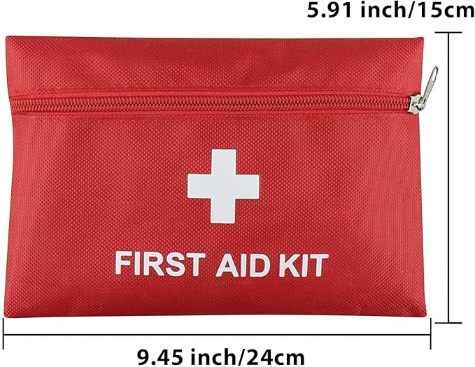 AOUTACC 12 Pack First Aid Kit Empty Bag, Travel Empty First Aid Kit Pouch Bag for Emergency at Home, Office, Car, Outdoors, Camping(Bag Only)