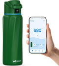 BOOST Smart Water Bottle with Reminder & Tracker, Double Wall Vacuum Insulated Bottles Stainless Steel, 32oz BPA-Free Wide Mouth for School, Gym, Office, Ideal for Mother's Day