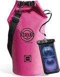 STOVER 5/10/25/30/40/55L Waterproof Dry Bag- Roll-Top Backpack w/Phone Case- Kayaking, Hiking, Camping, Boating- Men/Women